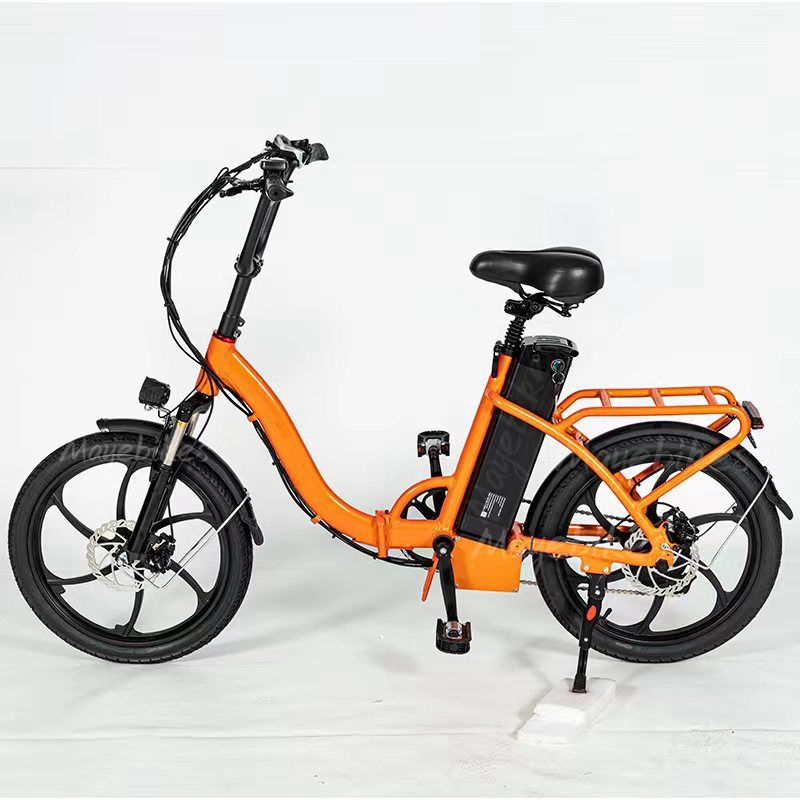 Bicicleta eléctrica plegable de 20 pulgadas, freno de disco de 6 velocidades, luz portátil, Ciclismo, Adulto, Chico, estudiantes, Bicicleta de carretera