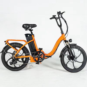 Bicicleta plegable de 20 pulgadas y 350W, bicicleta eléctrica pequeña de ciudad portátil con luz para adultos, para triangulación de envíos