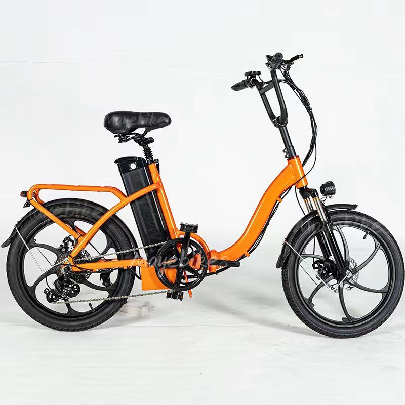Bici plegable eléctrica 48V 350W de Bicicleta portátil de la sensación cómoda del paseo con la velocidad de Shimano 6