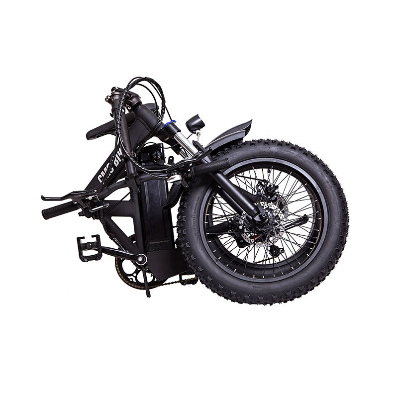 Fat Tire Bike Ebike 48V 500W Bicicleta eléctrica plegable 20 * 4.0 Aleación de aluminio Bicicleta de ciudad eléctrica plegable