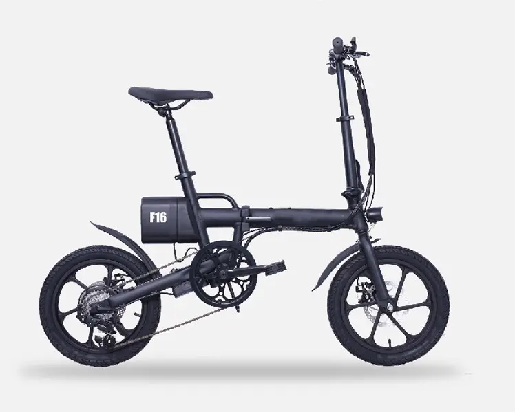 Bicicleta eléctrica plegable con batería de aleación de aluminio de 16 ' y 7,8 Ah