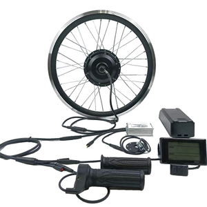 Kit de bicicleta eléctrica 20 'ebike rueda delantera sin escobillas kit de motorreductor impermeable 250w con caja de controlador