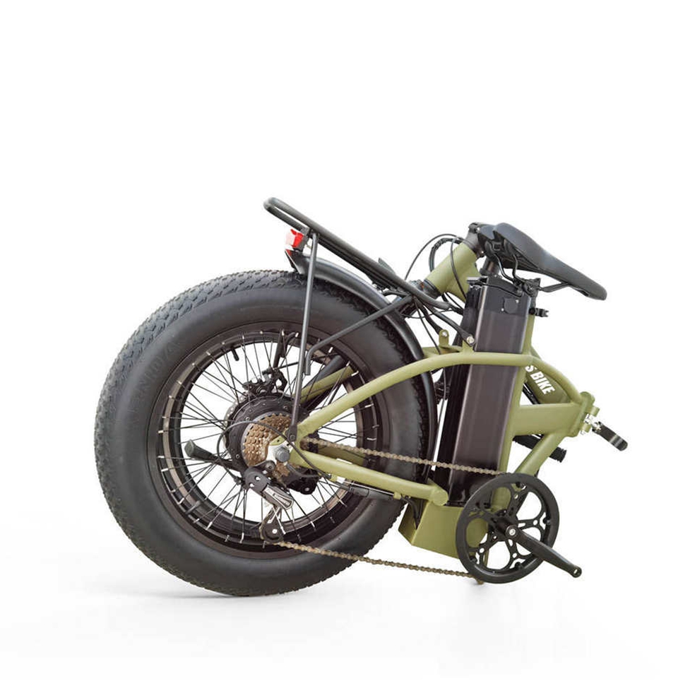 1000W 20 '* 4.0 Fat Tire Tire Snow Beach Bicicleta eléctrica plegable con batería de 48V 13ah